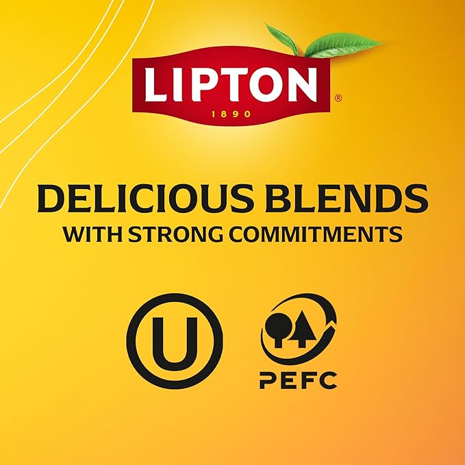 Lipton Peach Paradise Tea Bags, caffeine free Tea, Fruit and Herbal Tea, Individually Wrapped, 20 Tea Bags - Bloomnest