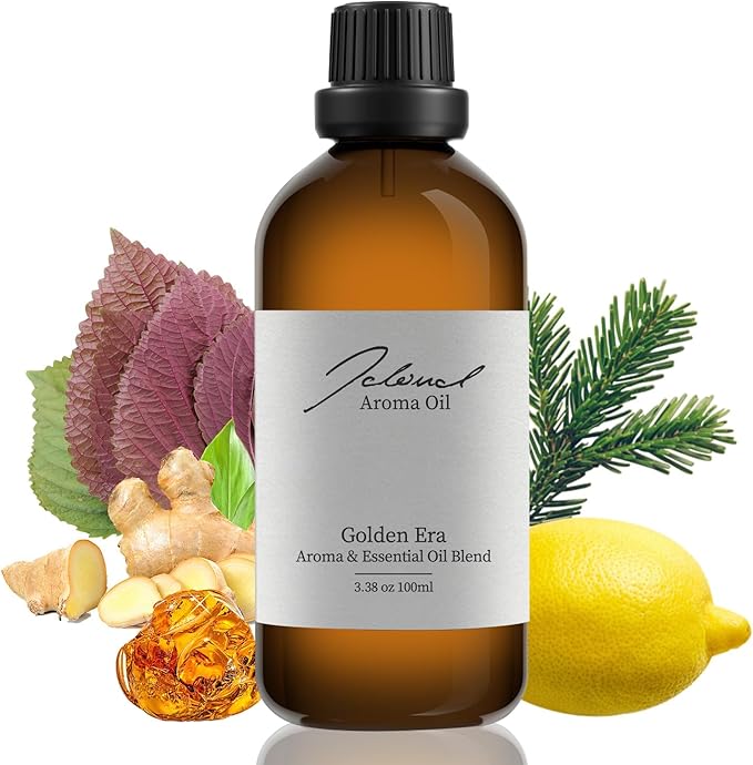 JCLOUD Golden Era Essential Oil Inspired by InterContinental Hotel | Hotel Scent - Pure Aromatherapy Diffuser Oil with Amber and Neroli Oil, Home Luxury & Hotel Scents for Diffuser - 100mL JCLOUD