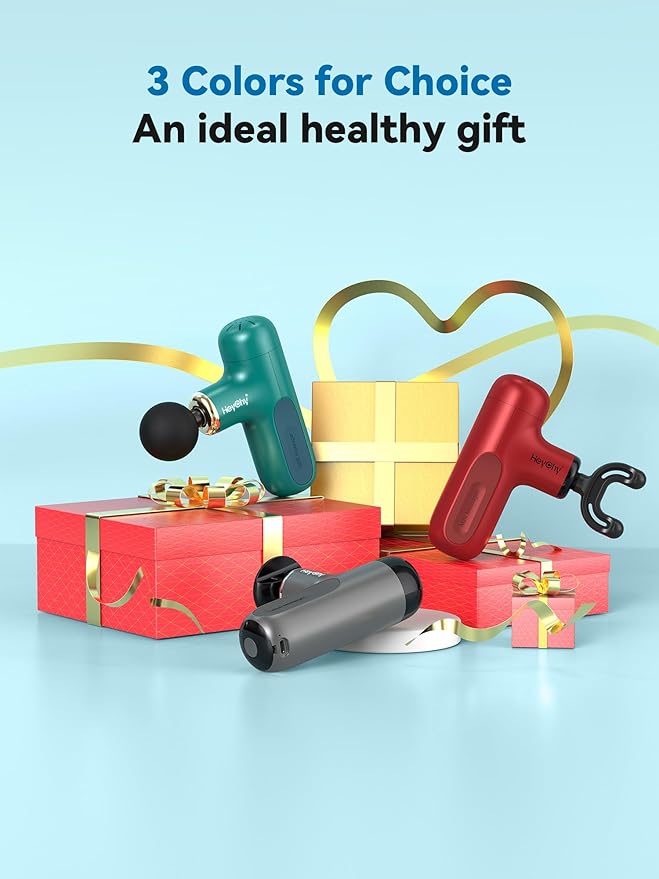 Super Mini Massage Gun, Percussion Deep Tissues Muscle Massager, Compact Sports Travel Massage Gun, Portable Handheld Massager for Office Gifts for Her, Home, Athletes - Bloomnest
