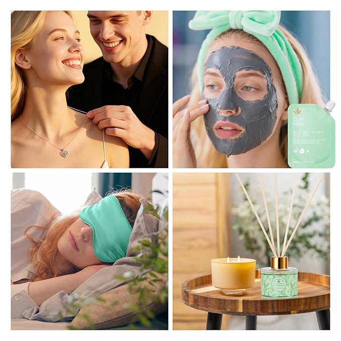 35 Pcs Valentines Day Gifts Basket for Women, Tea Tree Spa Gift, Face Skin Care Set, Bath & Body Gift Set, Self-Care Relaxation Gift, Diffuser, Birthday, Mother's Day, Christmas, Wife