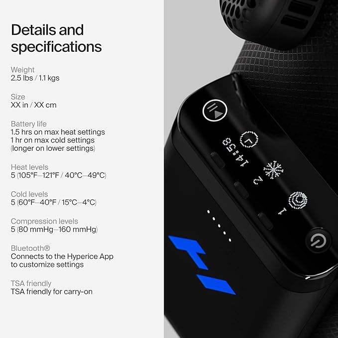 Hyperice X2 Shoulder - Advanced Heat and Cold Contrast Therapy - Pain and Inflammation Relief - Provides Increased Range of Motion - FSA-HSA - Bloomnest