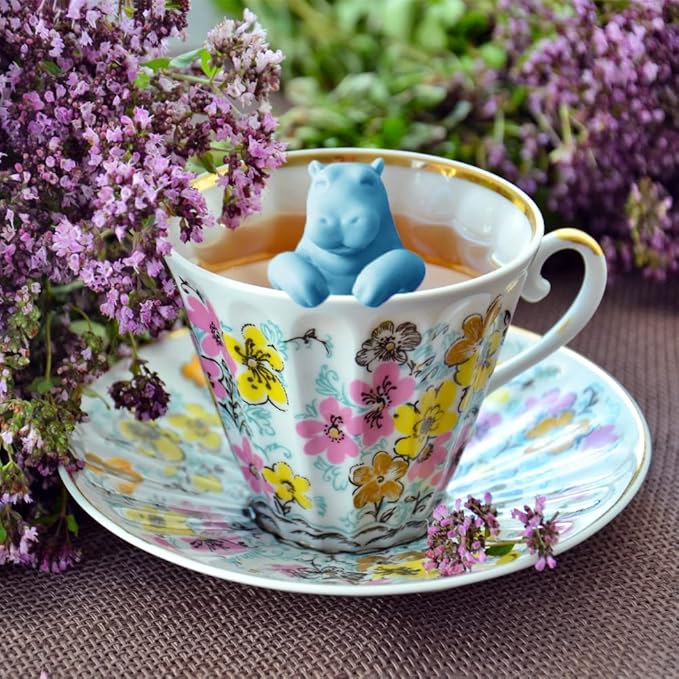 Animal cute tea infuser tea diffusers for loose tea cute, Cute Loose Leaf Tea Steeper Set For Mug Or Cup, Tea Accessories For Tea Lovers - Bloomnest