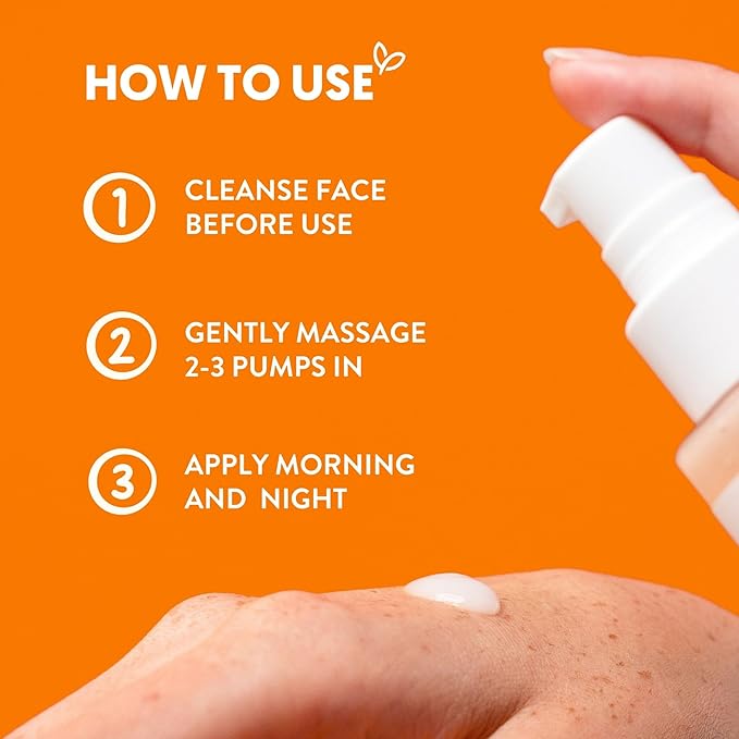 By Nature Vitamin C + Collagen Face Serum - Restore and Energize Tired Skin with Brightening Vitamin C, Plumping Collagen, Plus Texture Enhancing Turmeric - Premium Skin Care Serum for Face - 3fl. oz. - Bloomnest
