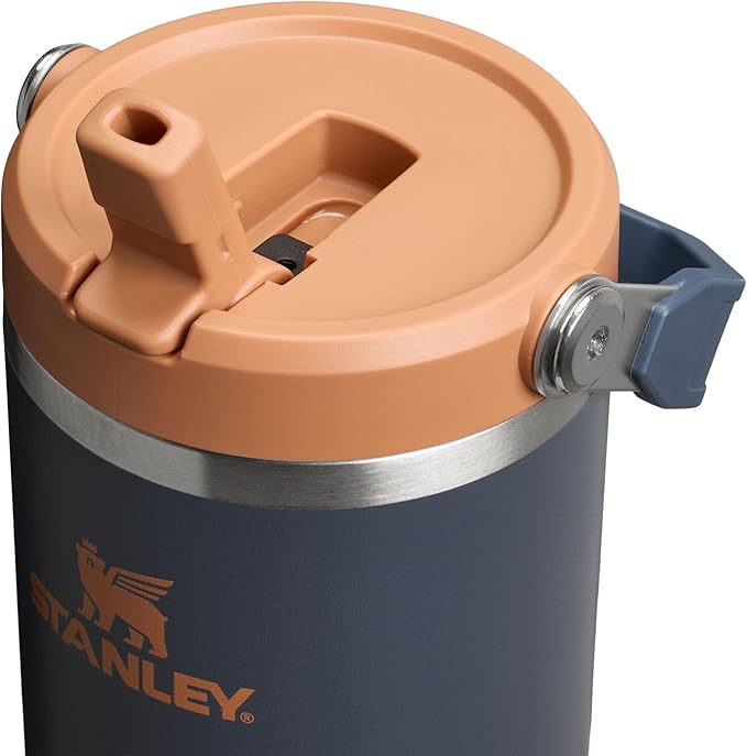 STANLEY IceFlow 2.0 Flip Straw Tumbler with Handle 30 oz | Twist On Lid and Flip Up Straw | Leak Resistant Water Bottle | Insulated Stainless Steel | BPA-Free | Twilight - Bloomnest