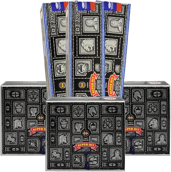 Super Hit Incense sticks and cone incense holder variety pack bundle insence insense insienso