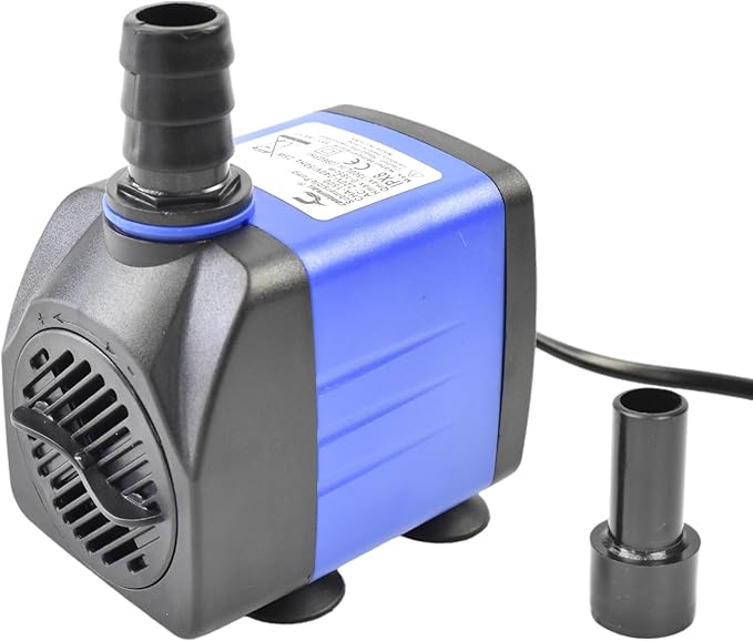 CONQUERALL 10W 158GPH Garden Fountain Pump 4.1ft Transfer Water for Aquarium Pool Waterfall Hydroponic - Bloomnest