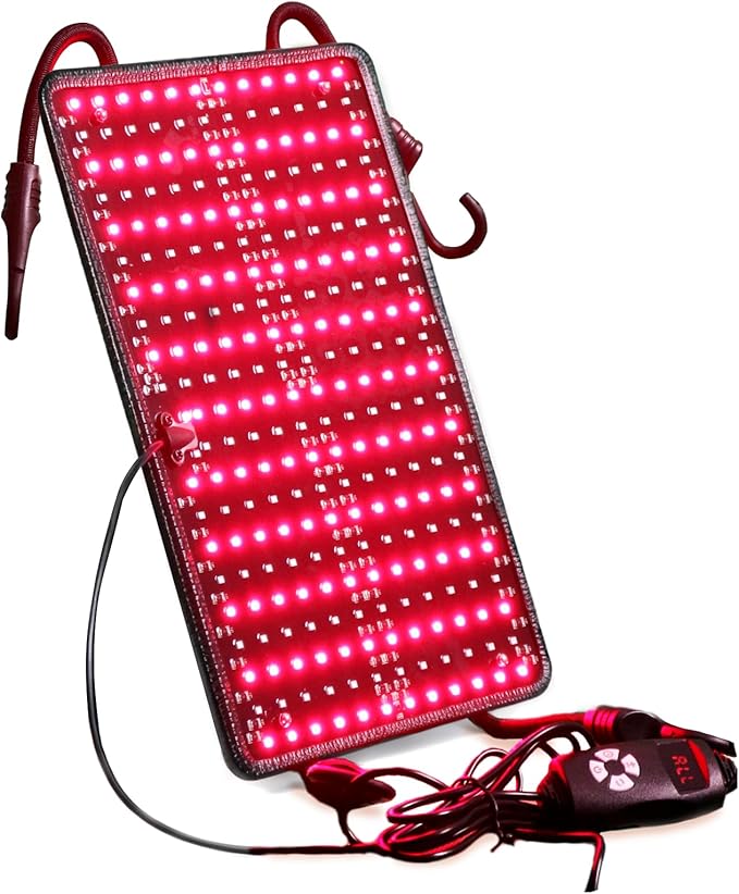 PEEKO Red Light Therapy for Body, Infrared Light Therapy Panel Lamp for Sauna Tent, 660nm and 850nm Near Infrared LED Red Lights Therapy Device at Home for Face and Body