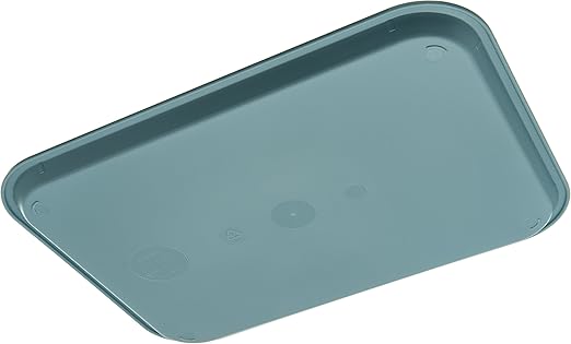 Carlisle FoodService Products Plastic Tray, 12" x 16" | Slate | Pack of 2 | Cafe | Fast Food - Bloomnest