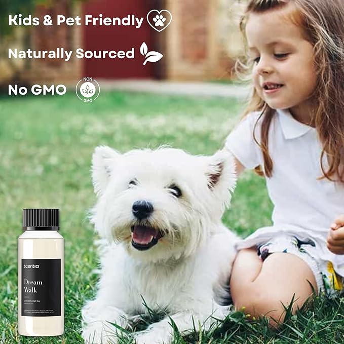 Scentia Hotel Diffuser Oil - 120 ml 4.06 fl oz - Fragrance Oil Blend with White Tea,Natural Home Fragrance and Hotel Scent for Diffusers & Machines -Dream Walk - Bloomnest