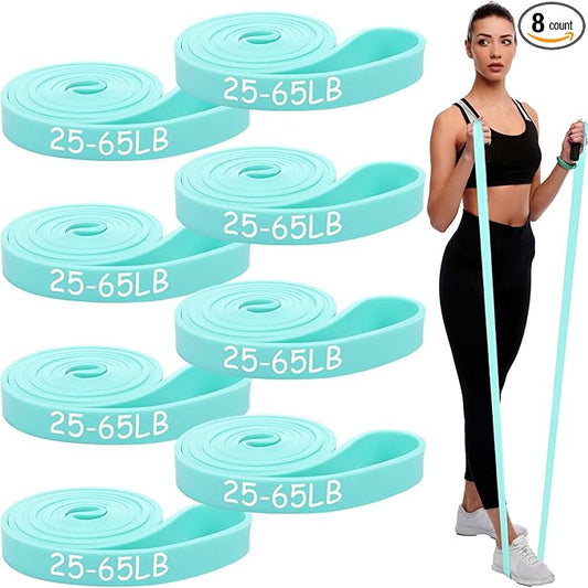 8 Pcs Resistance Bands Pull up Bands Pull up Assistance Bands Exercise Workout Bands for Working Out Muscle Training Physical Therapy Muscle Training Men and Women - Bloomnest