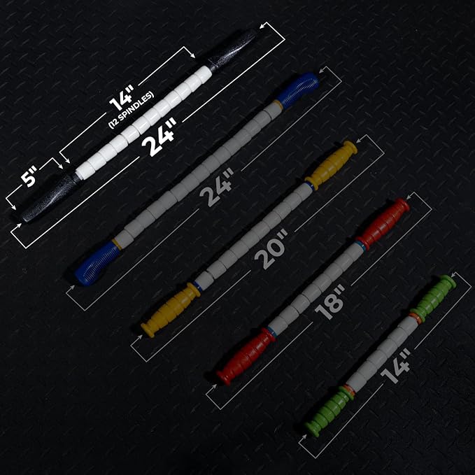 The Original Massage Stick - Self Myofasical Release Muscle Roller Stick - 24" Stiff Stick