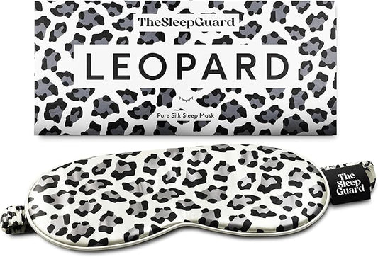 TheSleepGuard Pure Silk Sleep Mask [100% 6A Mulberry Silk, 22 Momme] Light Blocking Travel Essentials. Eye Masks for Sleeping. Black Oeko-Tex Blindfold. Eye Covers for Men & Women