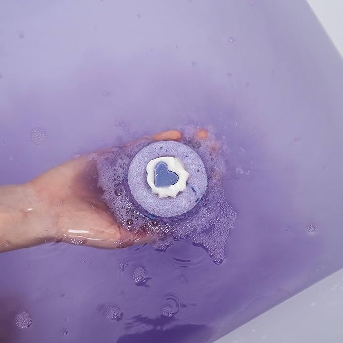 ANIHANA Bath Bombs with Coconut Oil, Paraben Free, Hand-Crafted Luxury Fizzers, Refreshing Lavender Love Scent, 6.3 oz Each, 3 Pack - Bloomnest