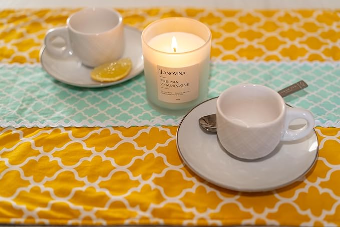 Champagne Toast Candle Gift – Luxury Freesia & Champagne Scent – Scented Candles for Women – Aromatherapy Candle Gift Box – Made in USA – Brown Glass Jar - Bloomnest