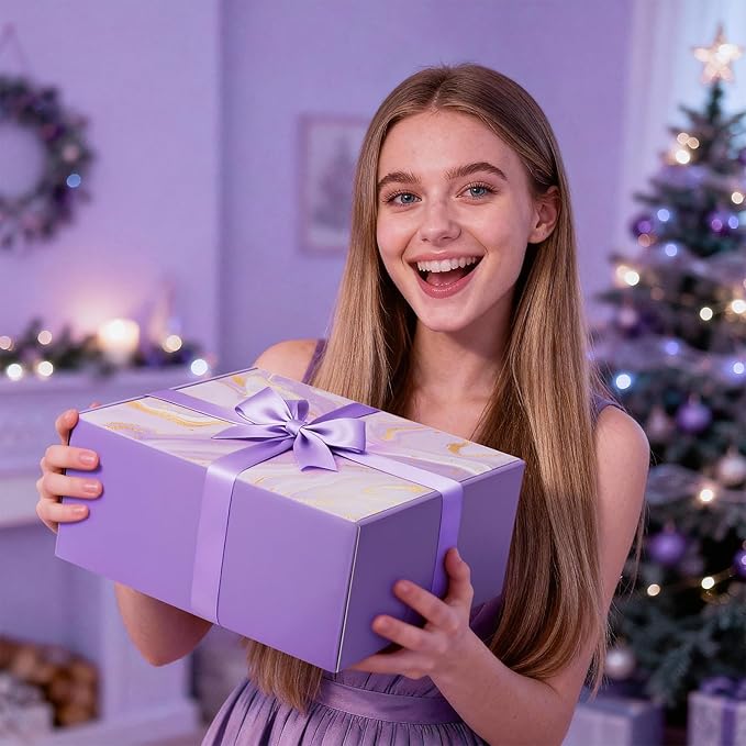 Valentines Day Gifts for Her, Self Care Get Well Gifts, Lavender Relaxing Spa Gift Basket Care Package w/Blanket, Birthday Mothers Day Gifts for Women Mom Wife Girlfriend Sister Aunt Daughter Friends