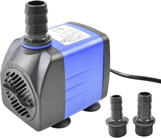 CONQUERALL 25W Electric Water Pump 396GPH Large Flow 6ft Power Cord for Outdoor Fountains Pond - Bloomnest