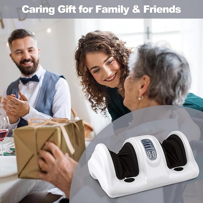 ARLIME Foot Massage Machine w/Remote, 4 Modes Shiatsu Foot Massager for Pain Relief, Blood Circulation, Calf and Feet Massager Deep Kneading for Calf Leg Ankle - Bloomnest
