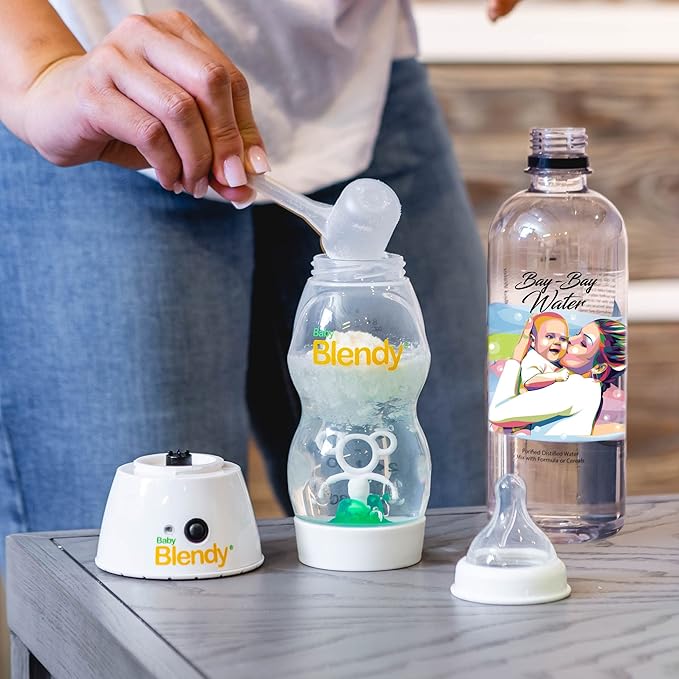 Bay Bay Water - Purified Distilled Water for Babies - 16.9 oz. - Use for Everyday Drinking, Infant Formula, Milk, and Baby Cereal - BPA Free - No Fluoride, Phosphate - Prevent Mineral Overload - (12) - Bloomnest
