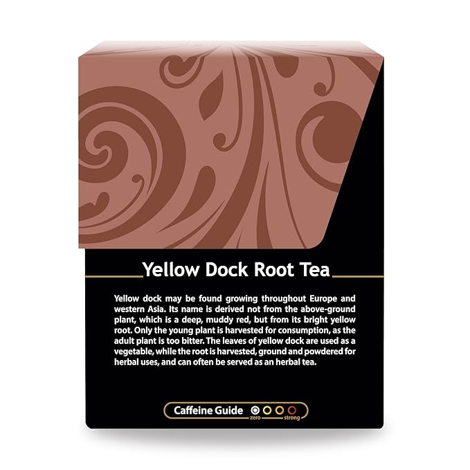Buddha Teas Organic Yellow Dock Root Tea - OU Kosher, USDA Organic, CCOF, 18 Bleach-Free Tea Bags - Bloomnest