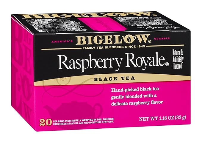 Bigelow Tea Raspberry Royale 20 Bags (Pack of 12) - Bloomnest