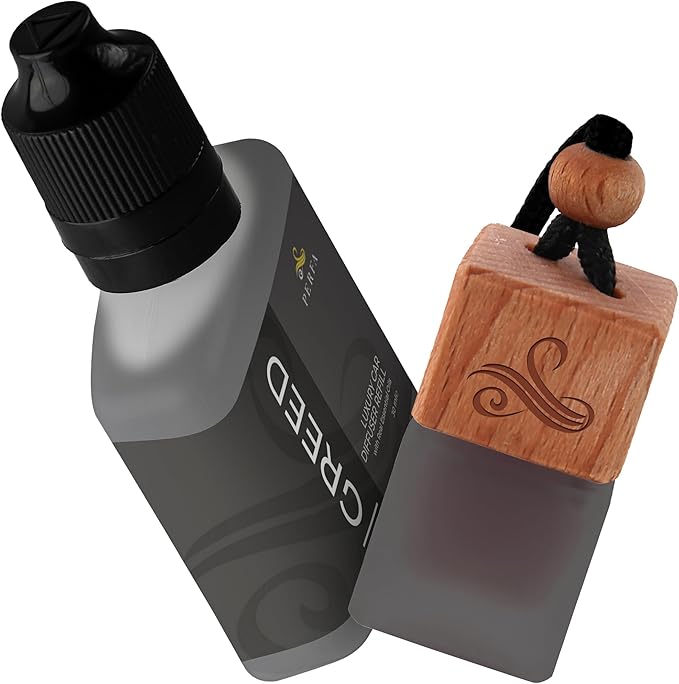 Greed Gift Set with Refill Bottle | Perfume Inspired Car Fragrances | Strong Car Freshener with Odour Eliminator Technology | Greed Automotive Freshener by Perfa - Bloomnest