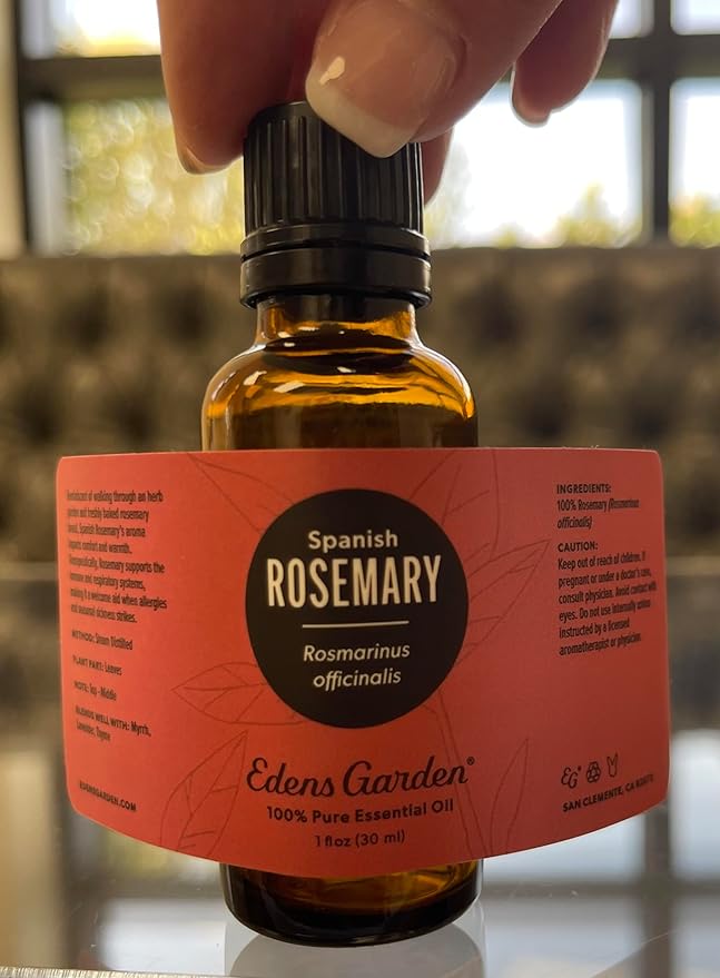 Edens Garden Rosemary- Spanish Essential Oil- 100% Pure Premium Grade, Undiluted, Natural, Therapeutic, Aromatherapy, The Best for Diffuser, Candle, Laundry, Humidifiers 30 ml (1 fl oz) - Bloomnest