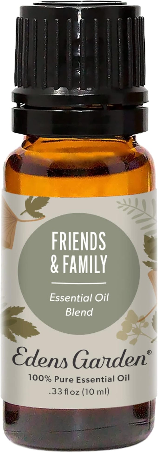 Edens Garden Friends and Family Essential Oil Blend- 100% Pure Premium Grade, Undiluted, Natural, Therapeutic, Aromatherapy, The Best for Diffusing, Candle, Laundry, Humidifiers 10 ml (.33 fl oz) - Bloomnest