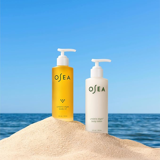 OSEA Undaria Body Bestsellers Full Size Set – Includes Undaria Algae™ Body Oil 5oz & Undaria Algae™ Body Lotion 5oz – Hydrating & Firming Body Care – Perfect Holiday Gift Set - Bloomnest
