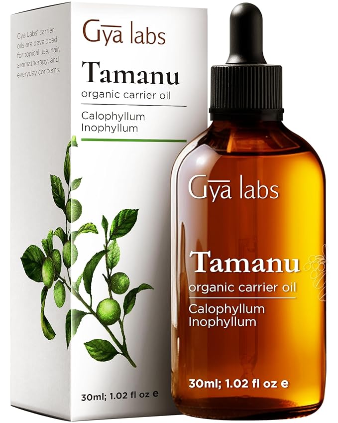 Gya Labs Tamanu Carrier Oil - 1 Fl Oz - for Hair, Skin, Face, Scalp & Body Massage - Bloomnest