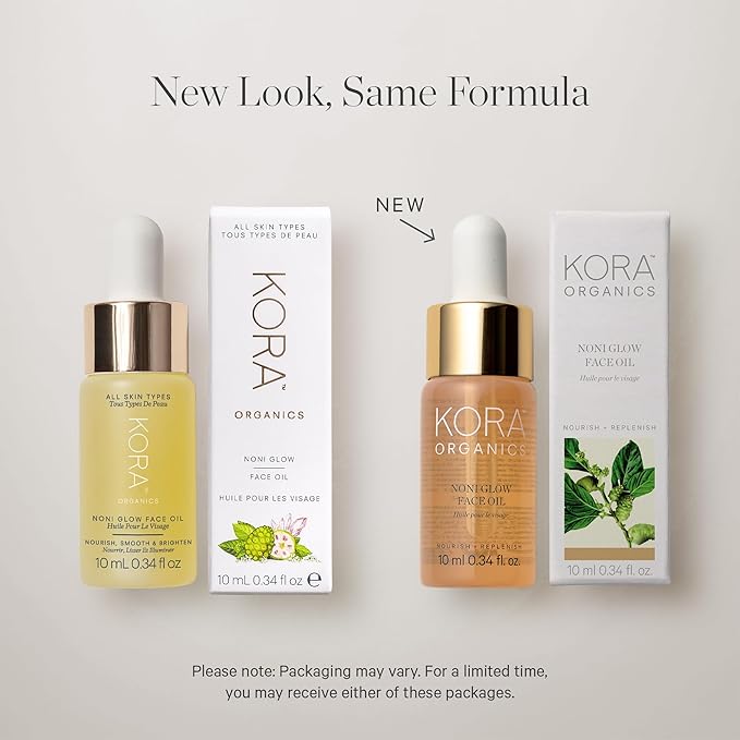 KORA Organics Noni Glow Hydrating Face Oil for Women with Rosehip, Gua Sha Oil, Certified Organic, Cruelty Free, 1.69 fl oz - Bloomnest