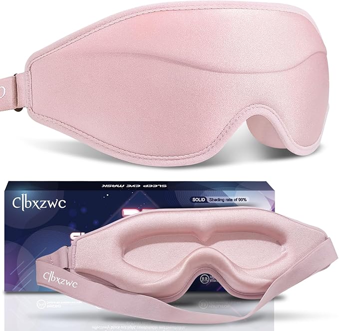3D Advanced Eye Mask for Sleeping，Ultra Delicate Soft Skin Friendly Eye mask，100% Blackout Sleep Eye Mask for Sleep, Eyelash Extension Sleep mask - Bloomnest