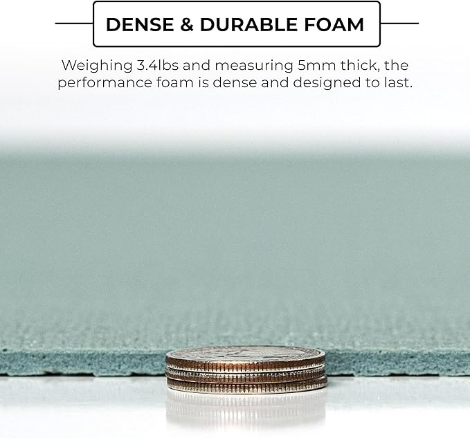 Mount Adams 6 Pack Iconic 5mm Yoga Mat - The Mat That Speaks for Itself - 72" x 24", High-Density, Slip-Resistant Exercise Mat - Unique Texture for Superior Grip for Yoga, Pilates, Fitness - Bloomnest