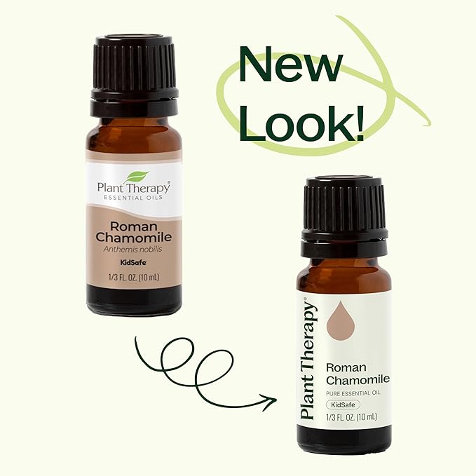 Plant Therapy Roman Chamomile Essential Oil 100% Pure, Undiluted, Natural Aromatherapy, Therapeutic Grade 10 mL (1/3 oz) - Bloomnest