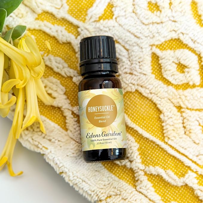 Edens Garden Honeysuckle Essential Oil Blend – 100% Pure Therapeutic Grade, for Diffuser, DIY Soap & Candle Making, Clean, Synthetic-Free & Natural, Plant-Based, Gift for Women 10 ml (.33 fl oz) EdensGarden