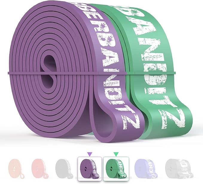 Rubberbanditz Combo Pull Up Assist Bands | Heavy Duty Resistance Exercise Bands for Powerlifting, Mobility, and Stretching | Resistance Bands for Working Out - Bloomnest