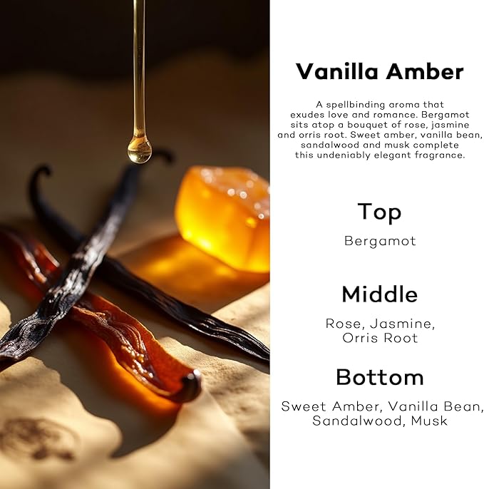C Classy Car Air Freshener Hanging 2 Pack, Vanilla Amber Essential Oil Diffuser for Cars, Long-Lasting Fragrance, Cute Car Accessories, C ar Air Fresheners for Women & Men Gift, Made in USA - Bloomnest