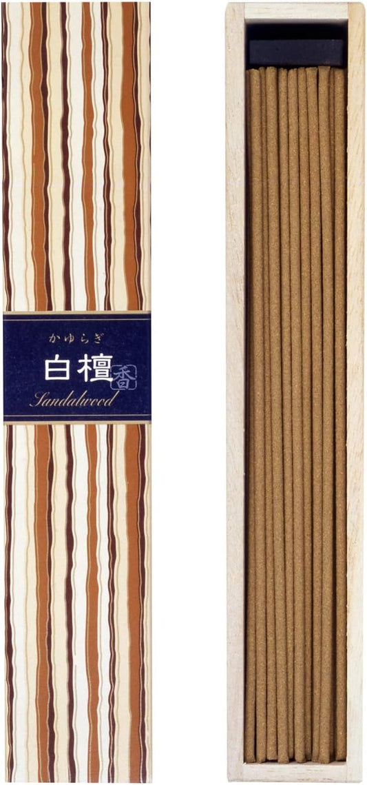 nippon kodo Kayuragi Incense Sticks - Sandalwood, Japanese Quality Incense NIPPONKODO