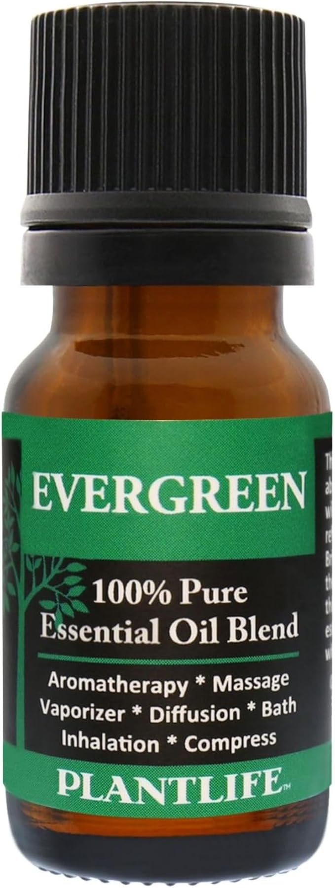 Plantlife Evergreen Aromatherapy Essential Oil Blend - Straight from The Plant 100% Pure Therapeutic Grade - No Additives or Fillers - Made in California 10 ml - Bloomnest