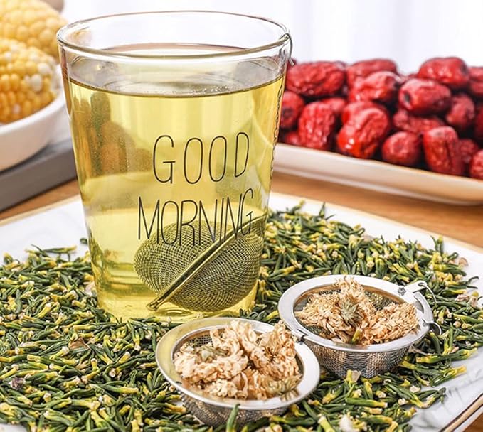 Tea Ball Strainer - 2 Pcs Stainless Steel, Tea Balls, 2.1 Inch Tea Infusers for Tea Steeper, Loose Tea, Tea Infuser for Tea Filter Herbal Spices Seasonings