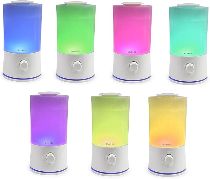 BlueHills Premium 2000 ML XL Large Essential Oil Diffuser Aromatherapy Humidifier for Large Room Home 40 Hour Run Huge Coverage Area 2 Liter Extra Large Capacity Huge Diffuser High Mist White E001 - Bloomnest