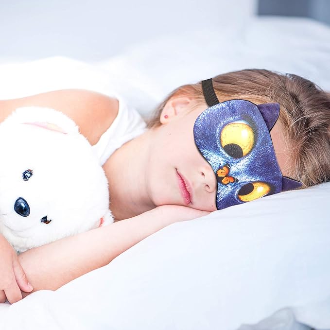 Syhood 20 Pack Funny Blindfolds for Party Game Cute Animal Sleep Mask Cat Dog Soft Blindfold Eye Cover with Adjustable Strap for Adults Men Women - Bloomnest