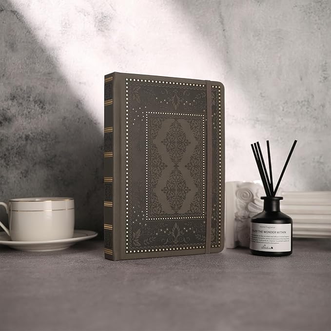 TIEFOSSI Dot Journals for Women Men, Dot Journals for Writing Women, 160gsm Thick Paper, 190 Numbered Pages, for Planner Organization - Bloomnest