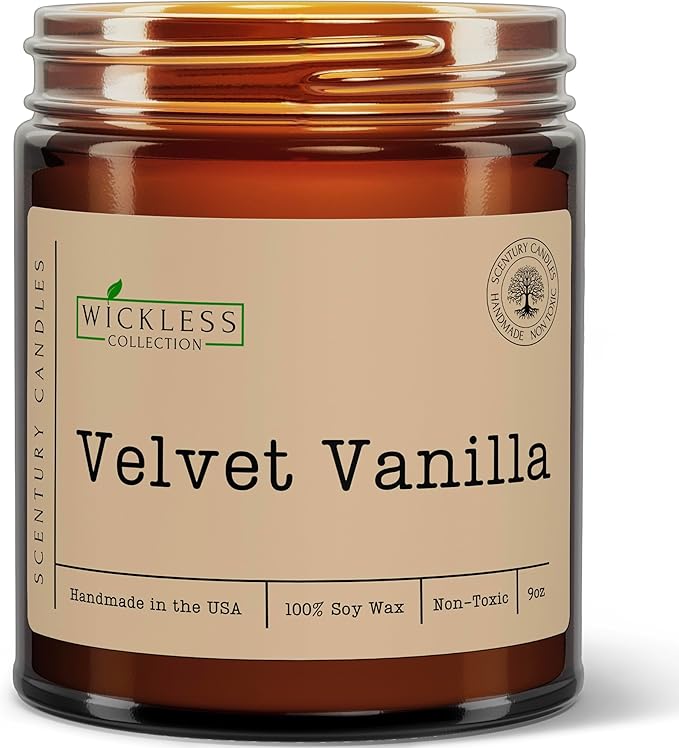 Wickless Candles for Candle Warmer Lamp, Many Scents to Choose, 100% Non-Toxic Soy Wax, Scented Candle Melts for Warming Plate, Handmade in The USA (Velvet Vanilla) - Bloomnest