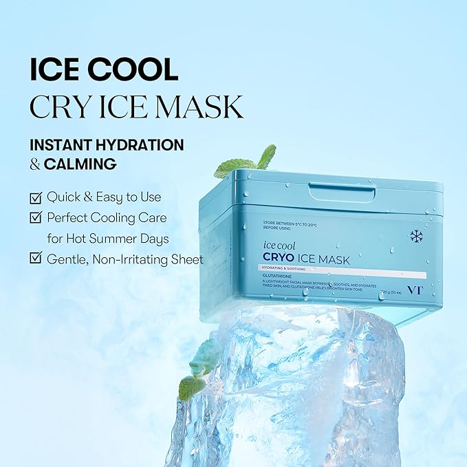 VT COSMETICS Mask Sheets (Cryo Ice Mask) - Bloomnest
