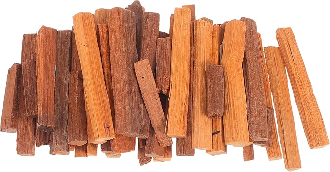 Sandalwood Sticks Incense Wood Smudge Sandal Powder-Bag Incense Sandalwood Wood Fragrant Palo Santo Stick Burning Strips for Fragrance Home Relaxation and Meditation Abaodam