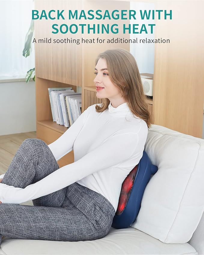 Nekteck Foot Massager with Heat, Shiatsu Foot Massager for Neuropathy, Plantar Fasciitis, Electric Heated Foot Massage Machine for Pain Relief and Circulation, Gifts for Man Woman Her Him Birthday - Bloomnest