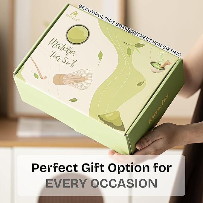 7 PCS Matcha Whisk Kit with Bowl & Scoop, Bamboo Whisk and Sifter, Traditional Japanese Tea Set for Matcha Lovers – Complete Matcha Gift Kit (White) - Bloomnest