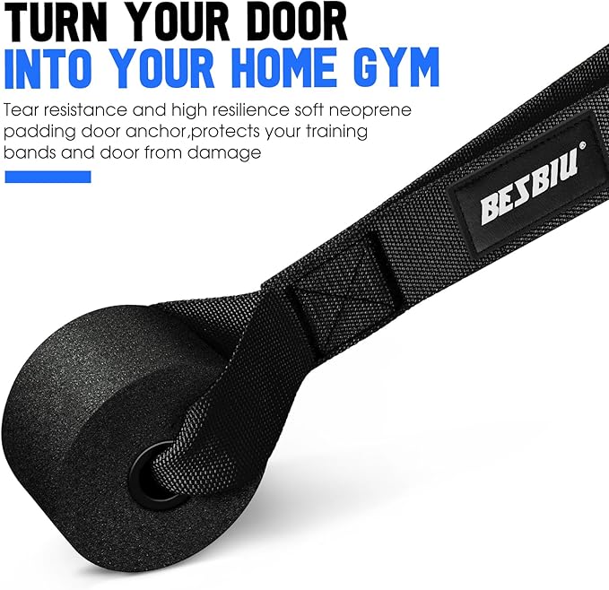 Heavy Resistance Bands for Working Out, 300lbs/360lb/420lb Exercise Bands Workout Bands with Handles, Door Anchor, Ankle Straps, Home Gym Workout Equipment for Men Fitness Strength Training Stretching - Bloomnest