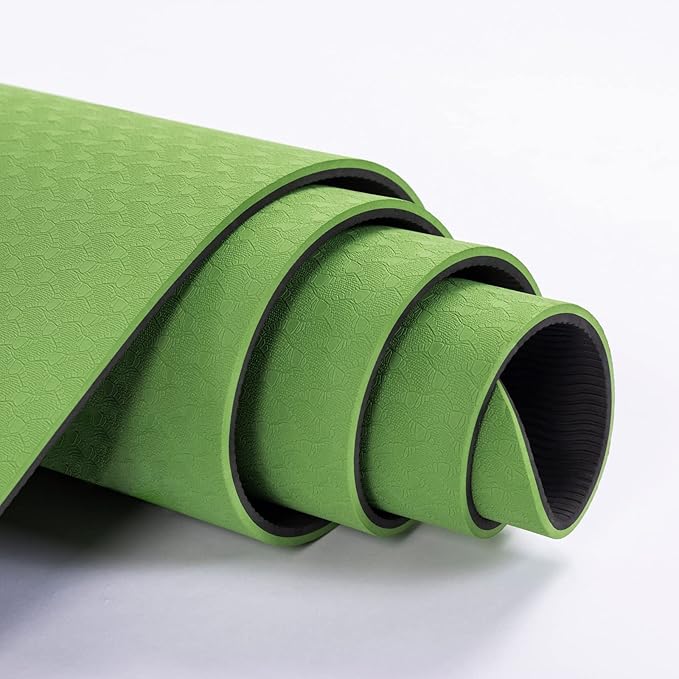 UMINEUX Yoga Mat Extra Thick 1/3'' & 2/5" Non Slip Yoga Mats for Women Eco Friendly TPE Fitness Exercise Mat with Carrying Sling & Storage Bag - Bloomnest