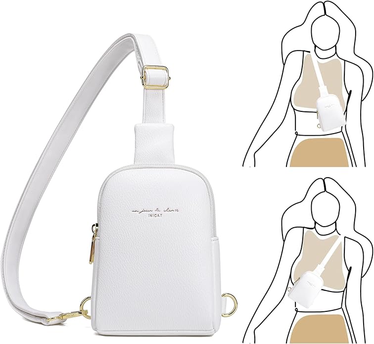 INICAT Small Sling Bag for Women Everyday & Travel Crossbody Bags Lightweight Cross Body Purses Vegan Leather - Bloomnest